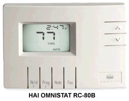 HAI OMNISTAT RC-80B thermostat